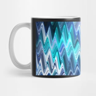 Teal waves Mug